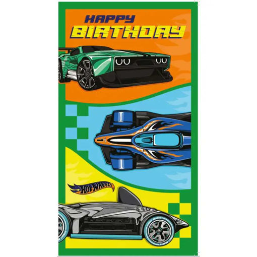 Picture of HOT WHEELS HAPPY BIRTHDAY CARD